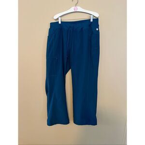 Infinity Dark Teal Scrub Pants Woman’s Size XL Petite